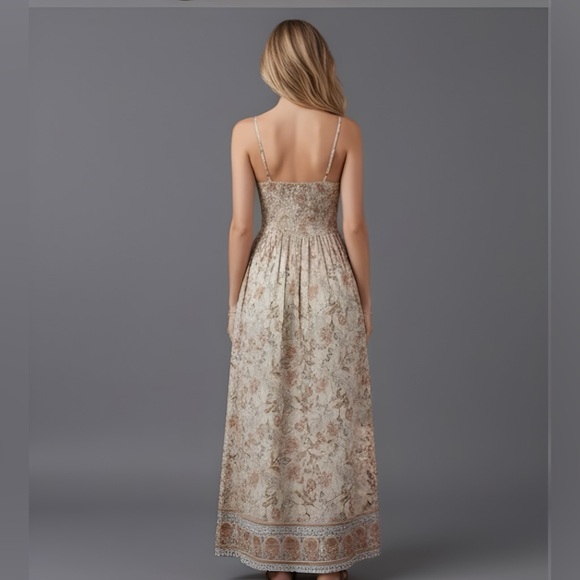 Bohemian Floral Print Cami Dress - Picture 5 of 11